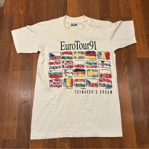 EuroTour91 Cream T-Shirt